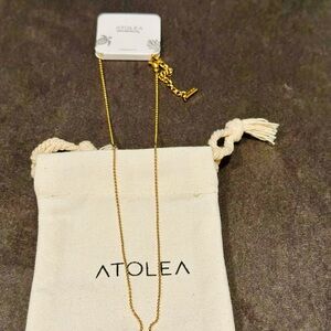Atolea Elegant Gold Necklace